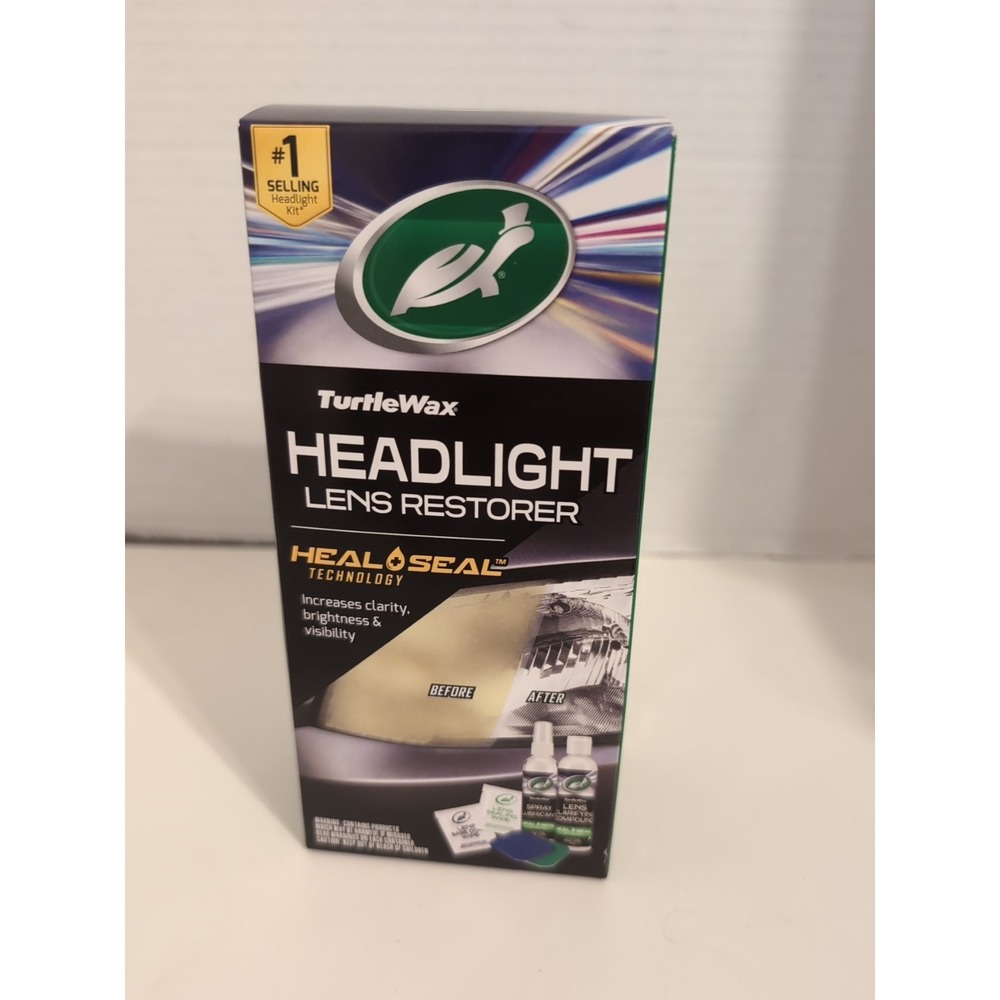 Turtle Wax Car Headlight Lens Restorer Kit